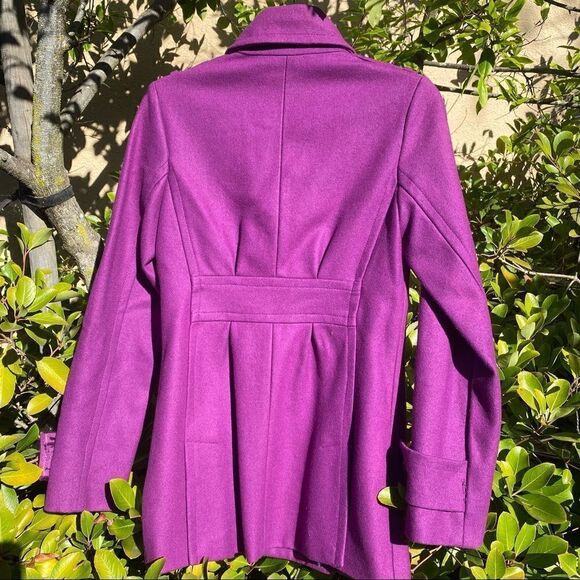 🧥Delia’s Purple Pea Coat Sz XS GUC! Mid Length. Lined. - Picture 4 of 9